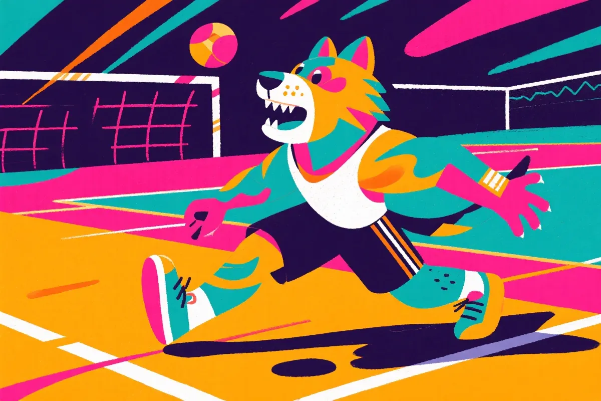 动物运动会主题插画