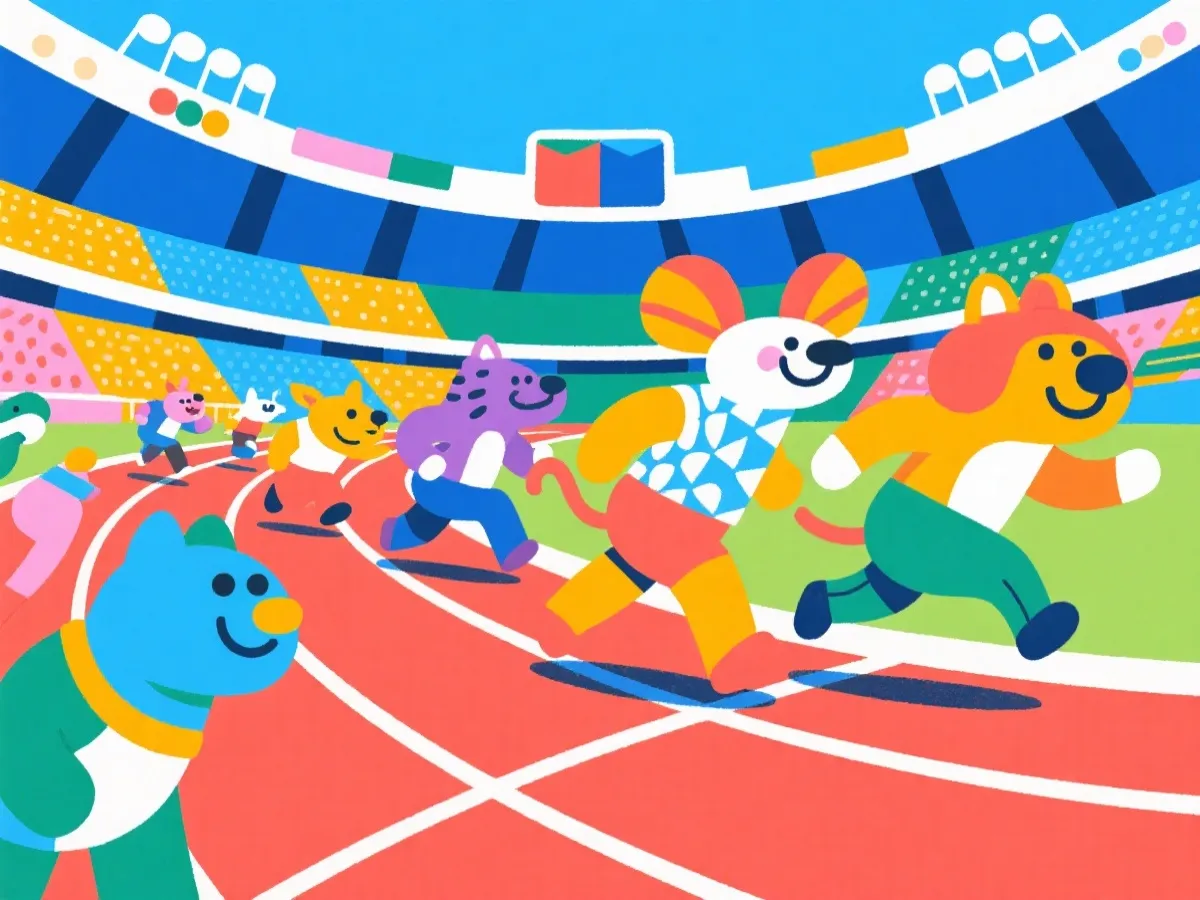 动物运动会首页展示图